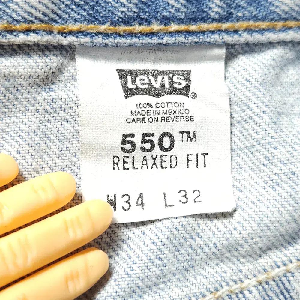 01s Levis 리바이스 550 데님 34X32