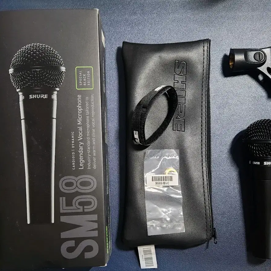 SHURE SM58 블랙 에디션 미국 정품