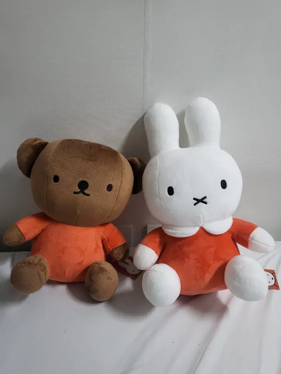 25cm 정품 미피&보리스 인형