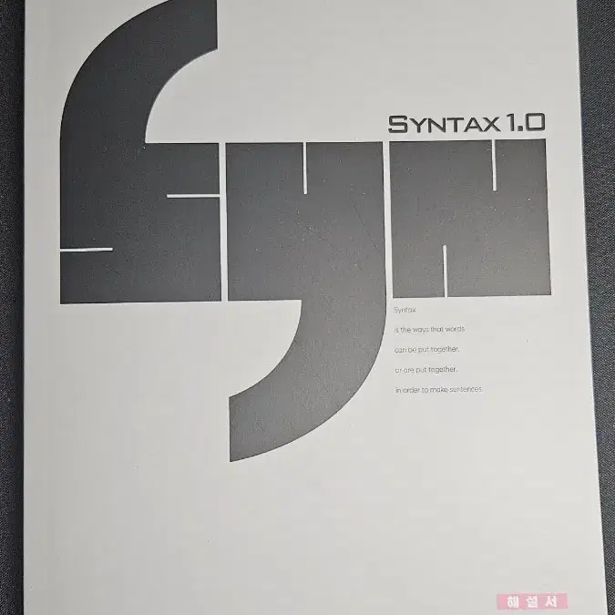 대성마이맥 이명학 syntax 1.0 2025