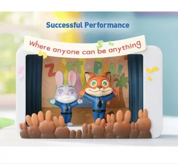 주토피아 팝마트 하이라이트 모먼트 닉 주디 피규어 1.