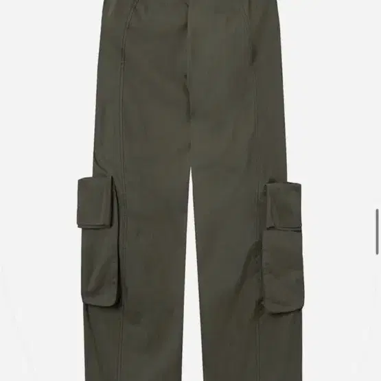 OpenYy - ROLLED WAIST CARGO PANTS (KHAKI