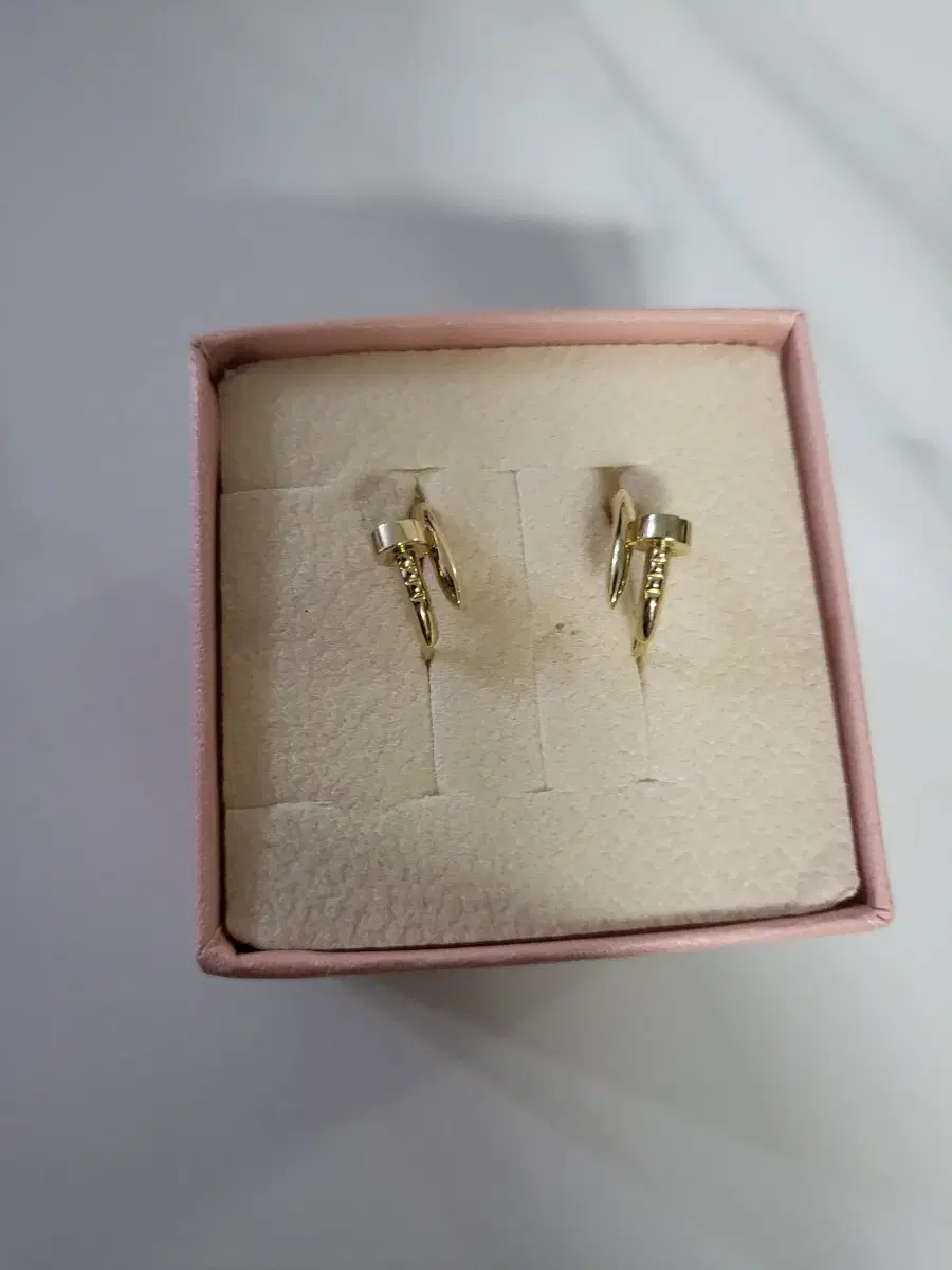 14k Nail Earrings