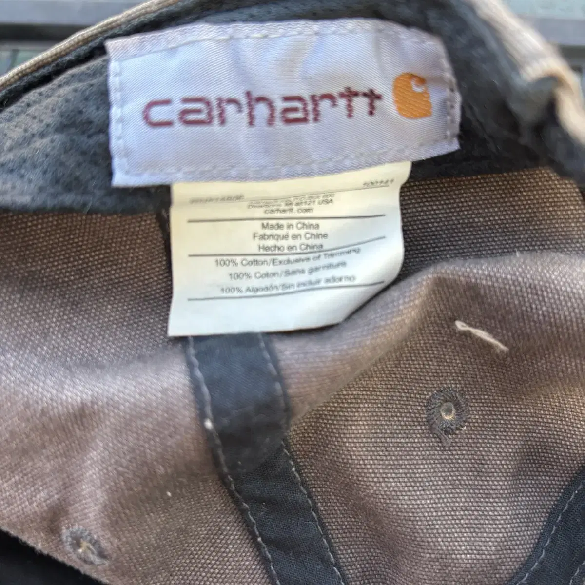 Carhartt 칼하트 오데사 빈티지 그레이 볼캡