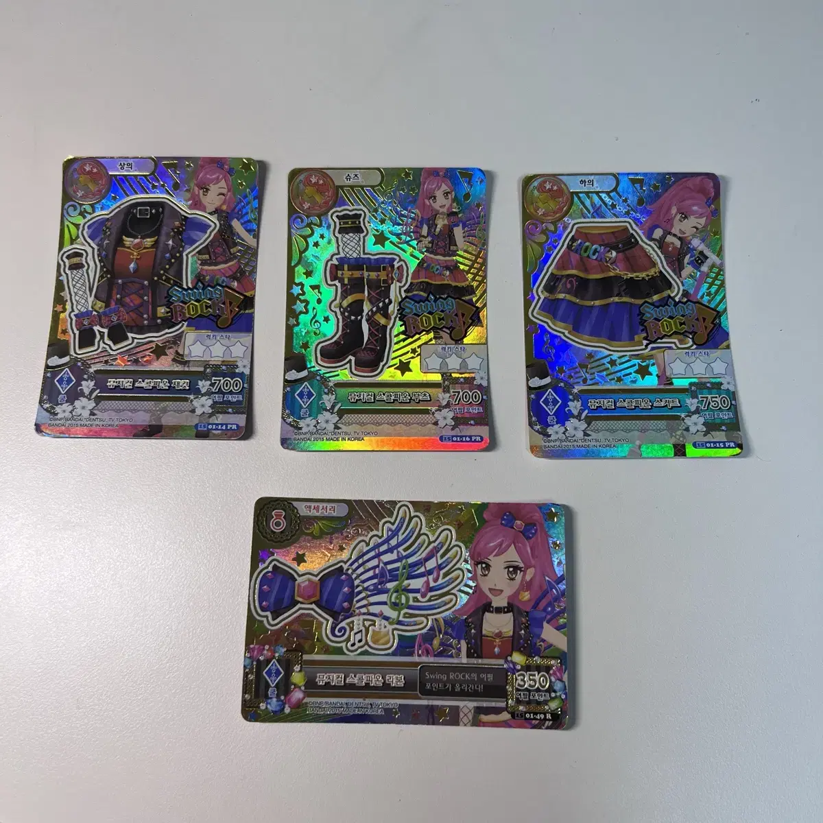 I.M. Star Aikatsu kard 1st & 2nd Sera Musical Scorpion Set