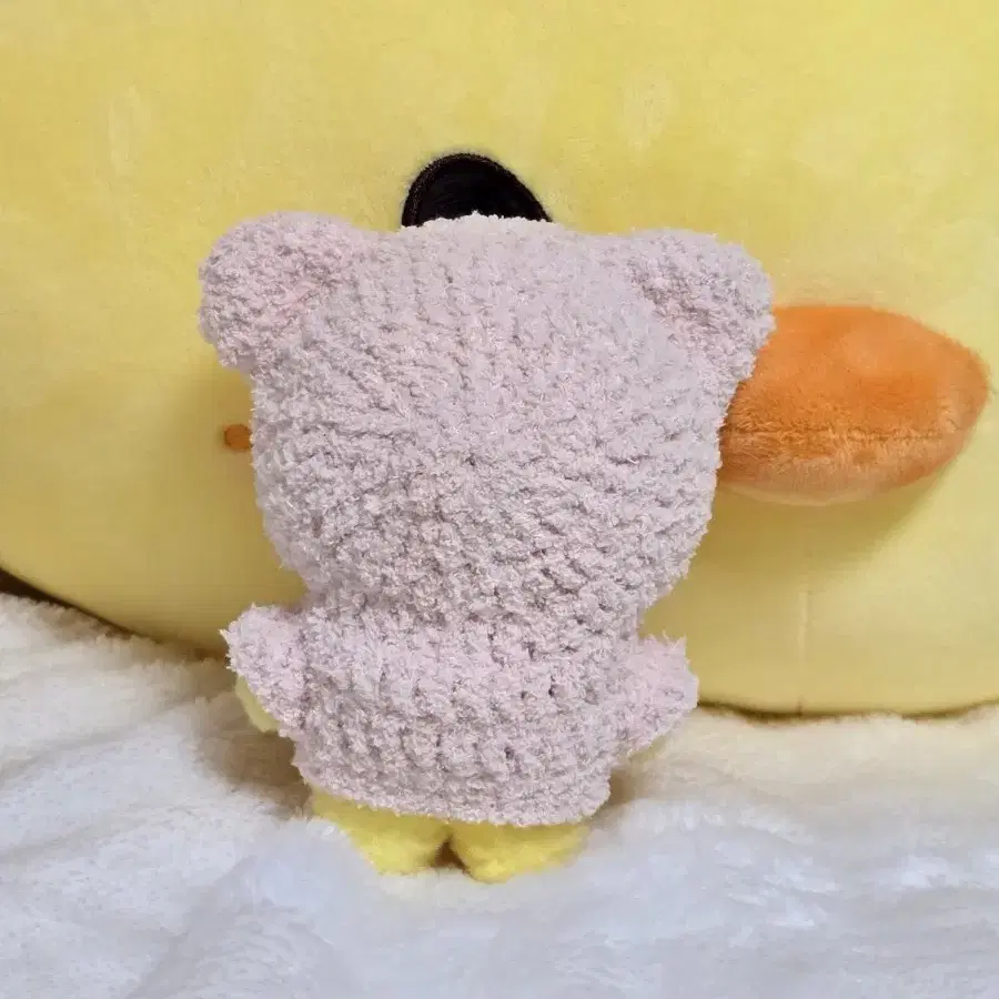 10cm 인형 뜨개옷 곰돌이 후드티