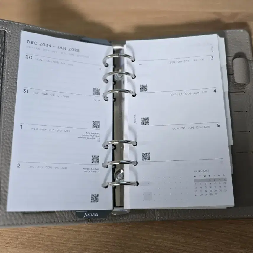 파일로팩스 filofax 노퍽 a6 토프 6공다이어리