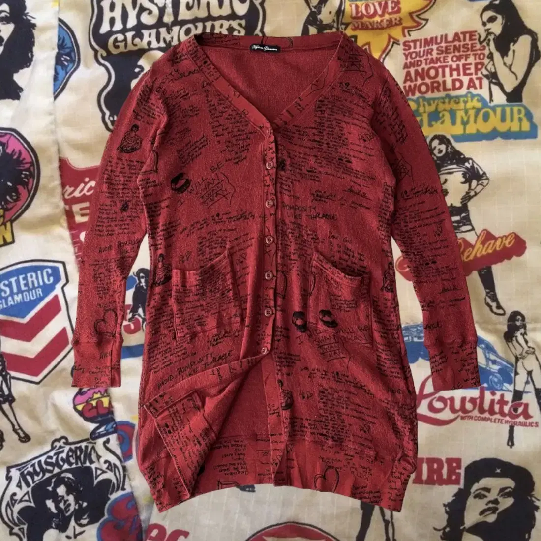 HYSTERIC GLAMOUR cotton Long Cardigan