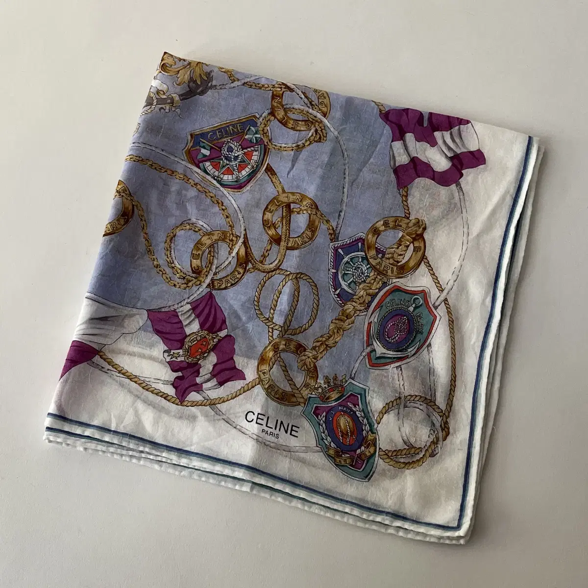 CELINE chain pattern Handkerchief