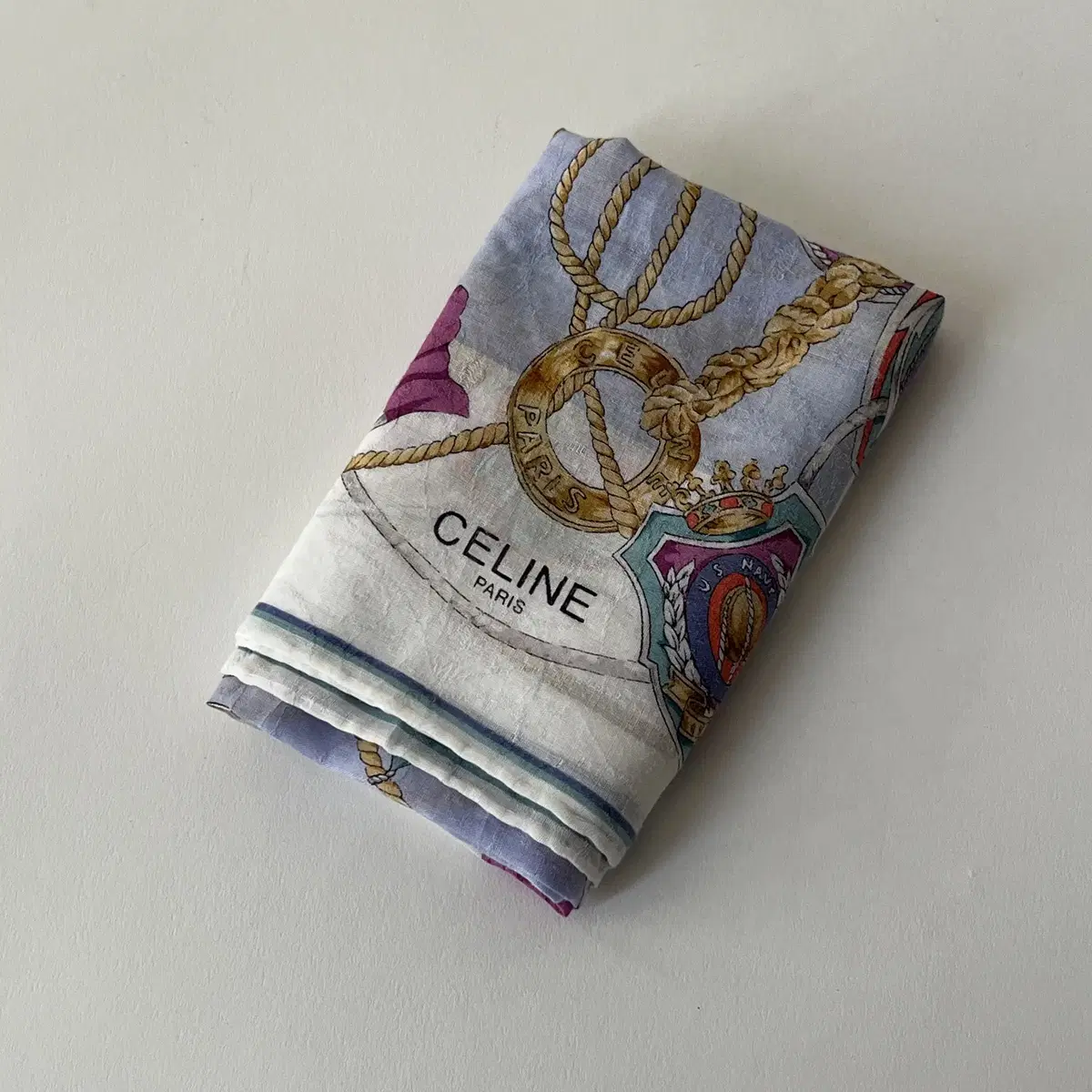 CELINE chain pattern Handkerchief