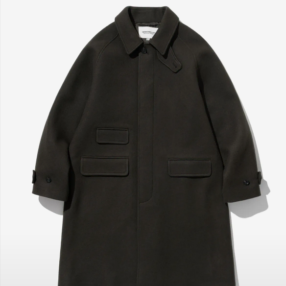 [L] 유니폼브릿지 wool balmacaan coat brown