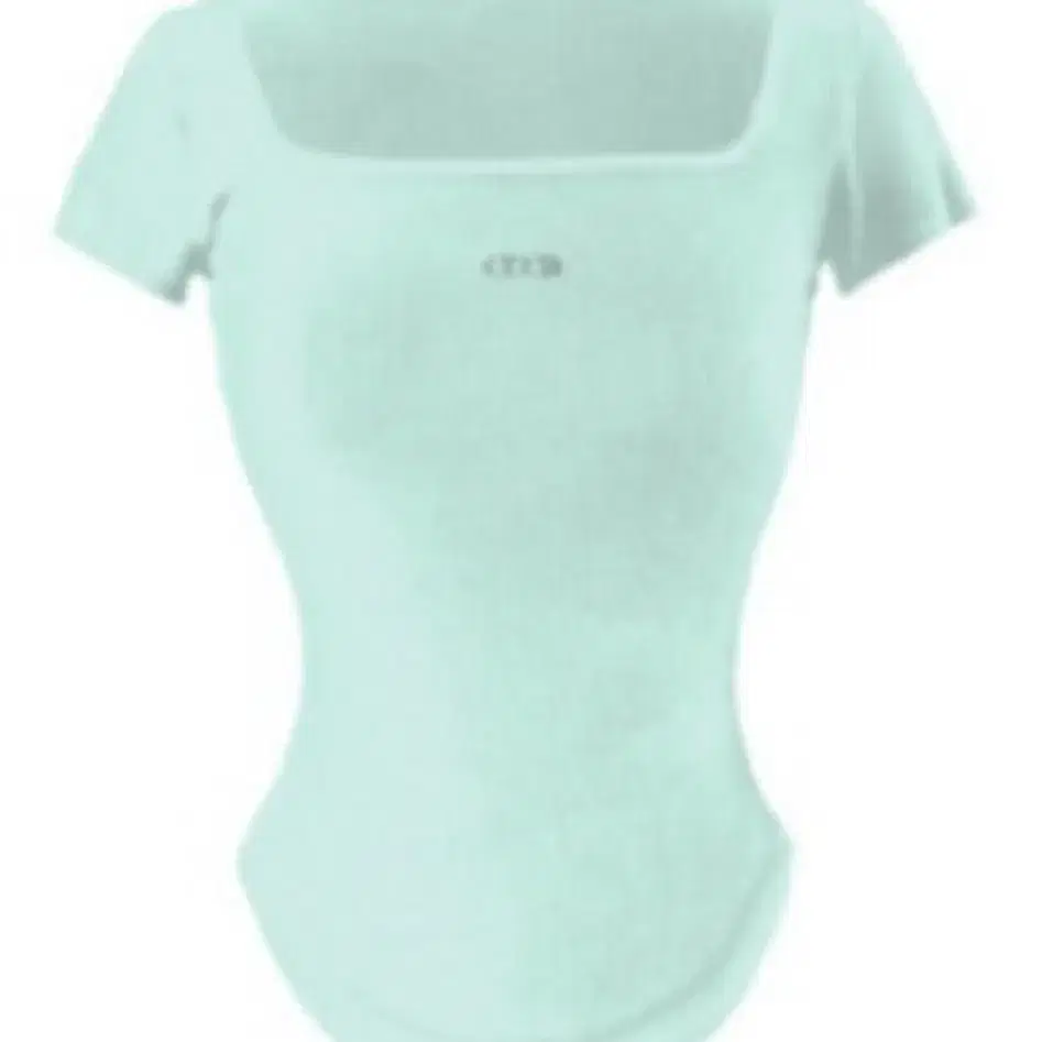 odor Square half tee mint 오도어 스퀘어 티 민트