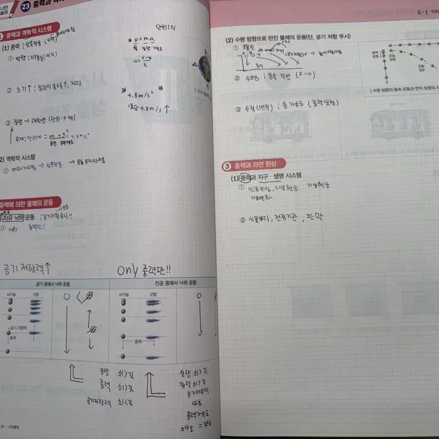 장풍 백신 통합과학 나만알래