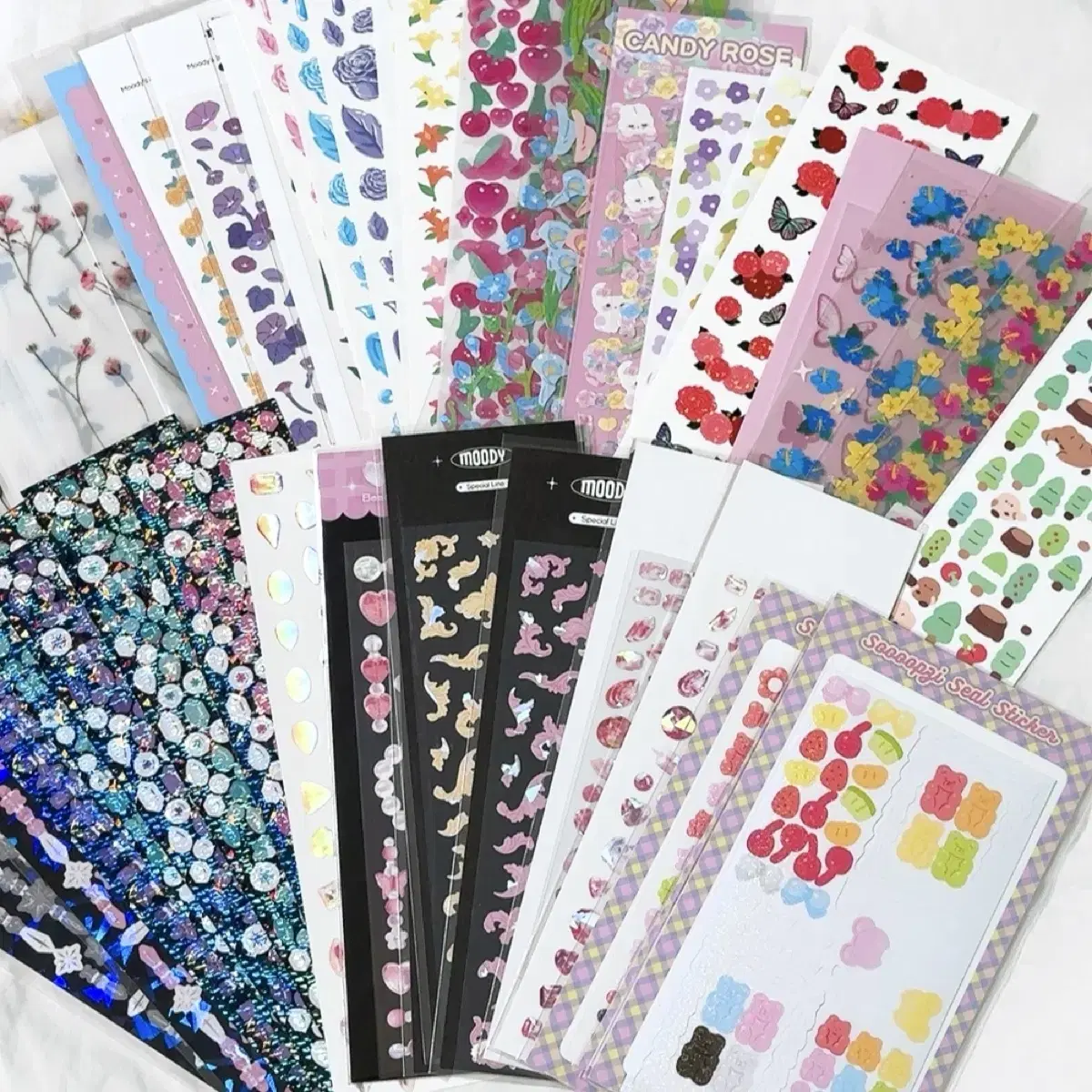 Flowers Beads Deco Butterflies Roses Tulips Seals Stickers sticker frame dacquo