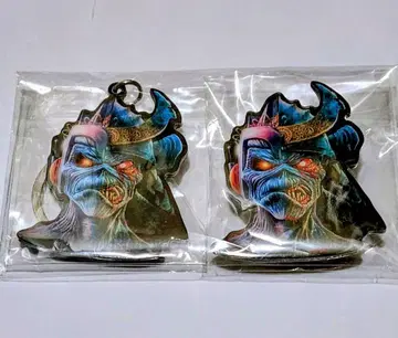 아이언 메이든 핀 배지 키링 키링 세트 IRON MAIDEN