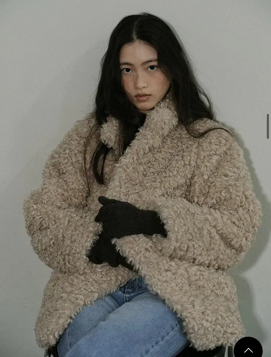 Blanck03 블랭크공삼 faux fur single coat (bei