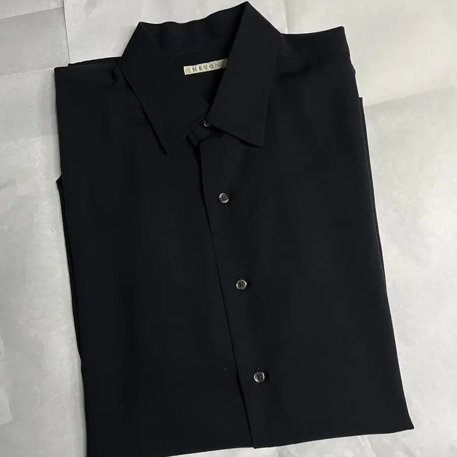 [2] 23AW HEUGN 유겐 알란 울 셔츠 NAVY