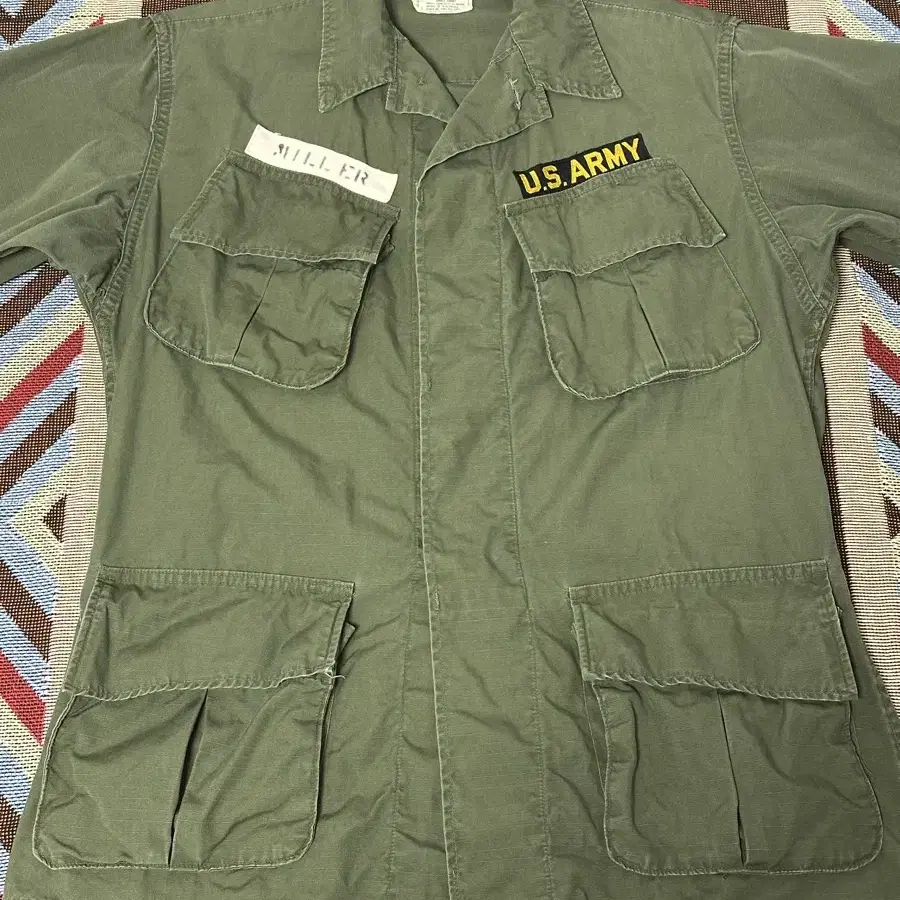 60s US ARMY 미군 오리지널 정글퍼티그 자켓(S-S)