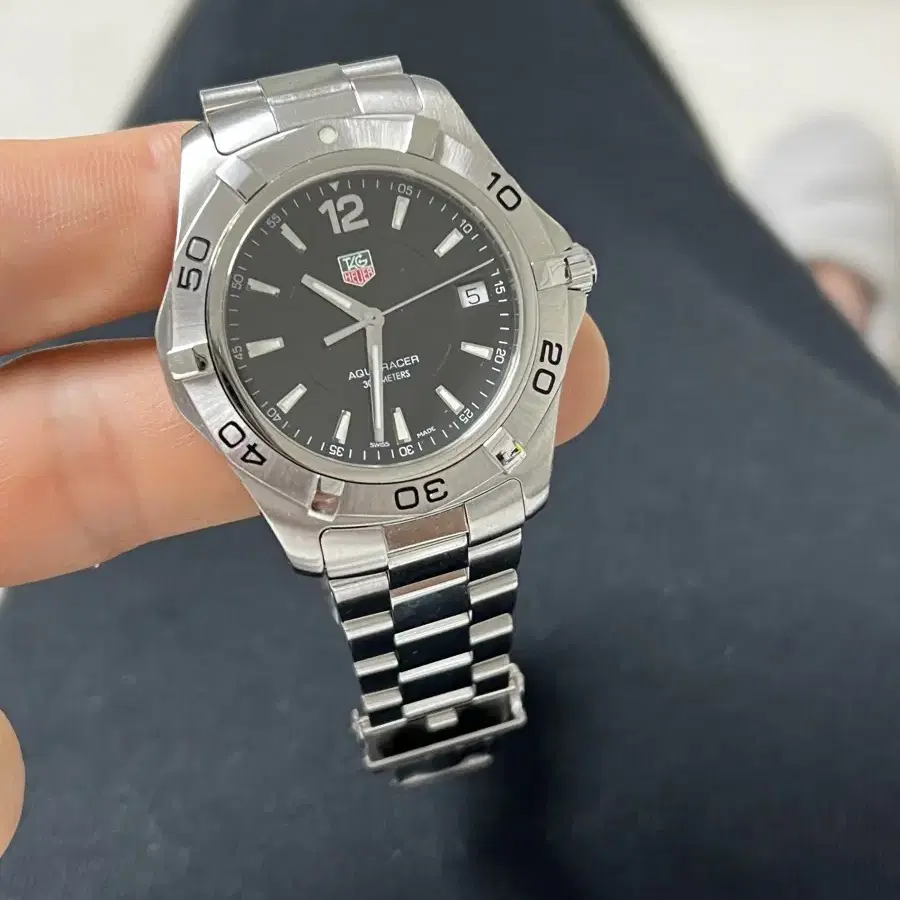 태그호이어 아쿠아레이서 쿼츠 39mm