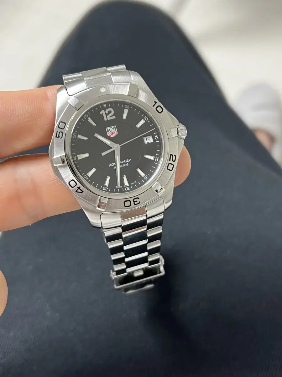 태그호이어 아쿠아레이서 쿼츠 39mm