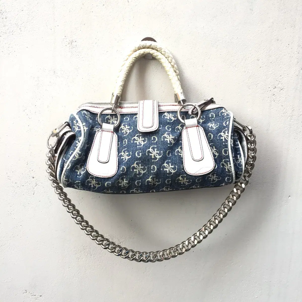 Guess 00s rare denim bag