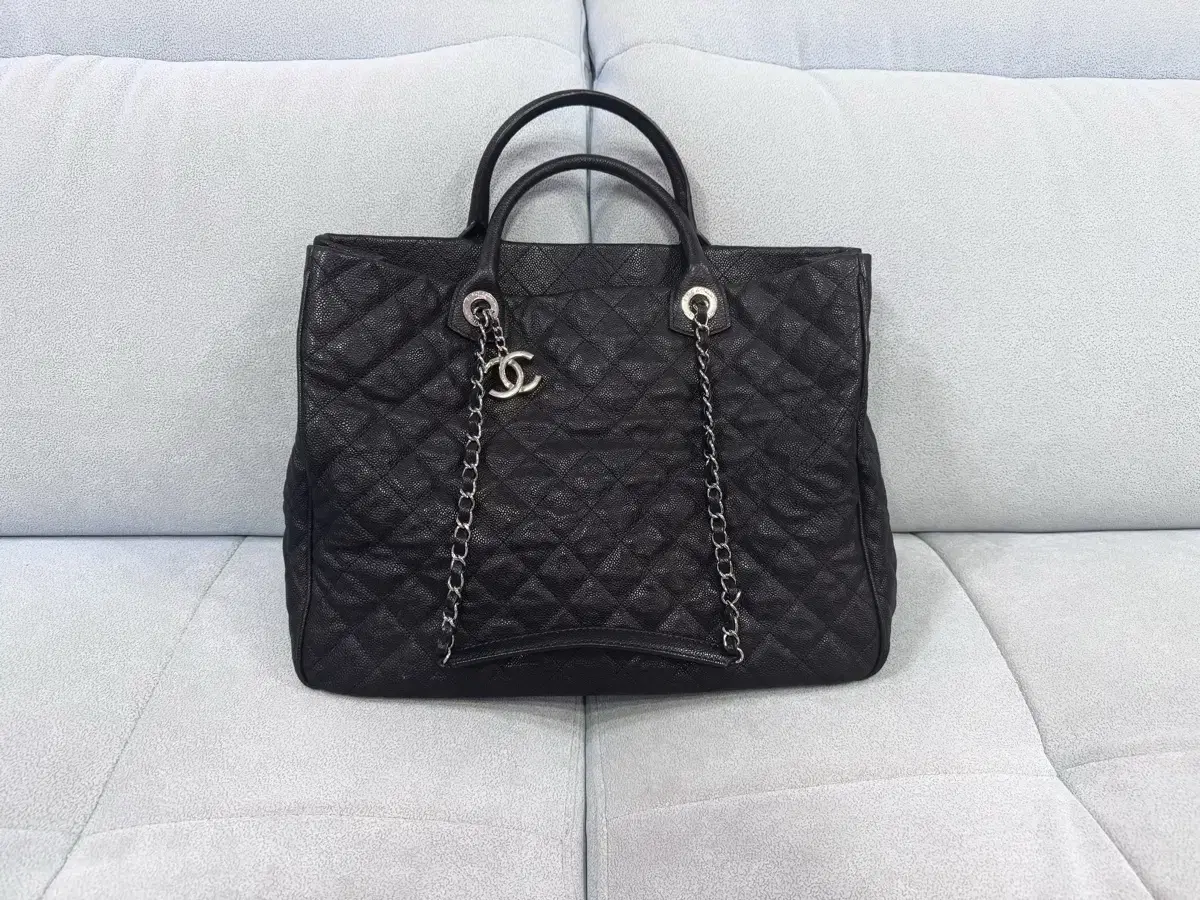 Chanel Black Big Caviar Bag Bag for sale