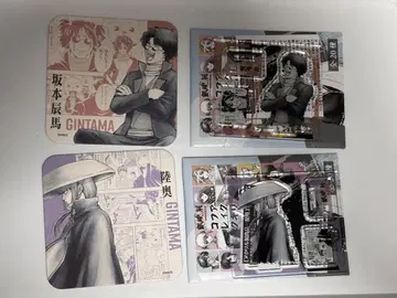 은혼전시 아트 코스터 아크릴 피규어 컬렉션 리쿠쿠 사카모토 다츠마