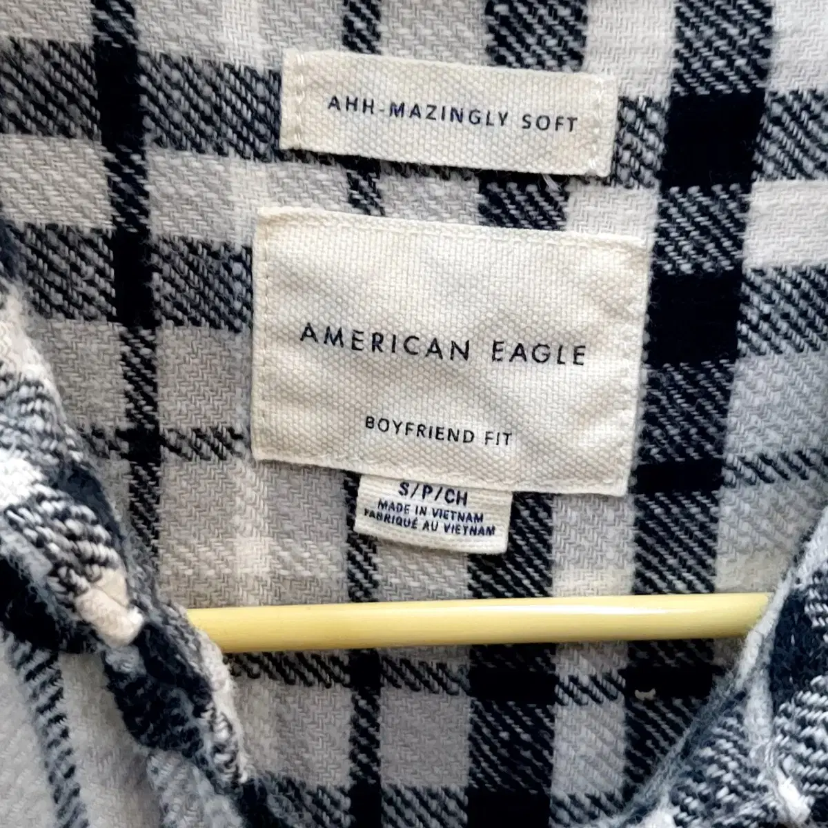 American Eagle 체크 셔츠(S)