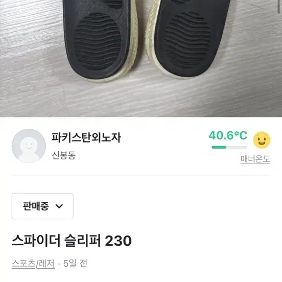 스파이더 슬리퍼 230