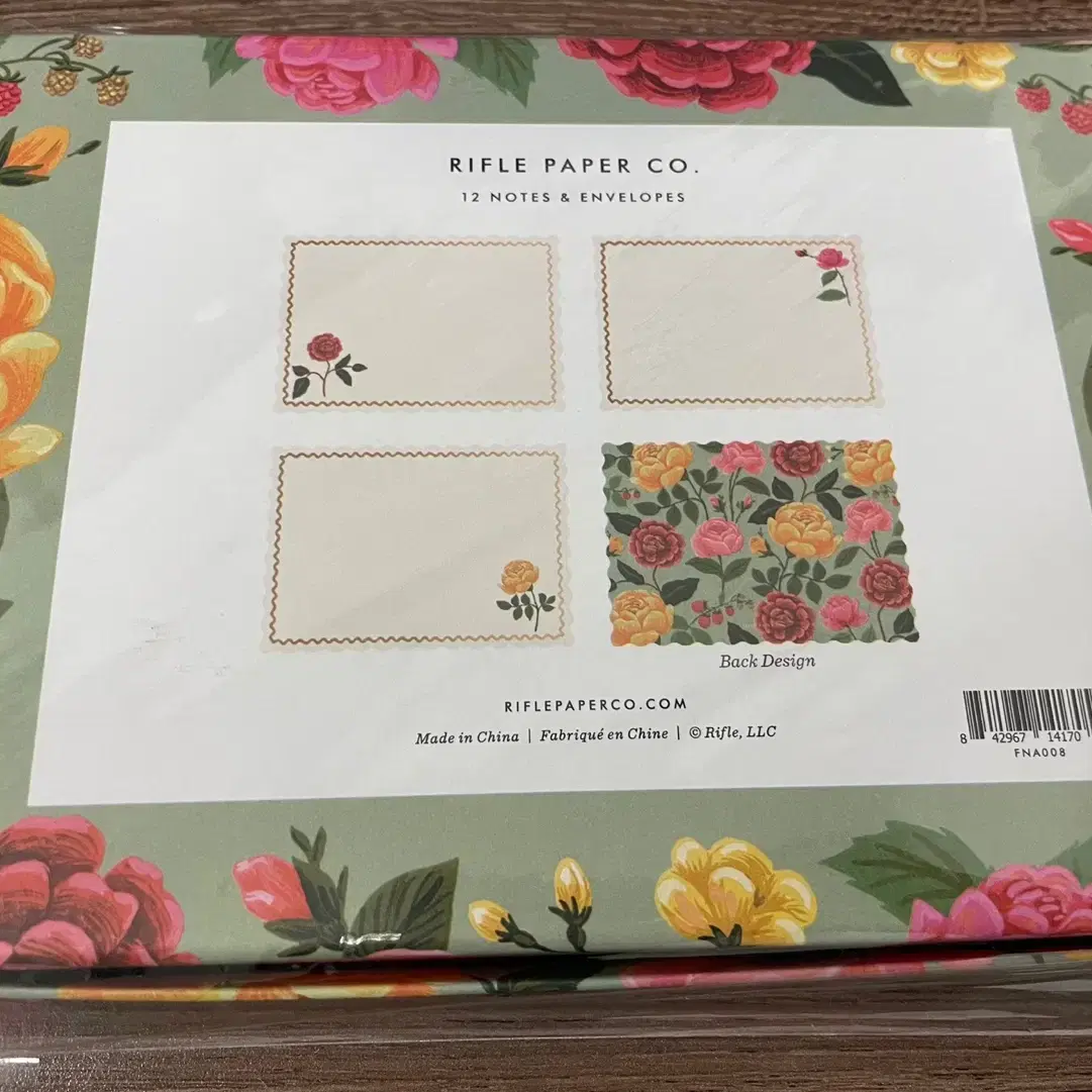 라이플페이퍼 Roses Social Stationery 편지지 세트 판매