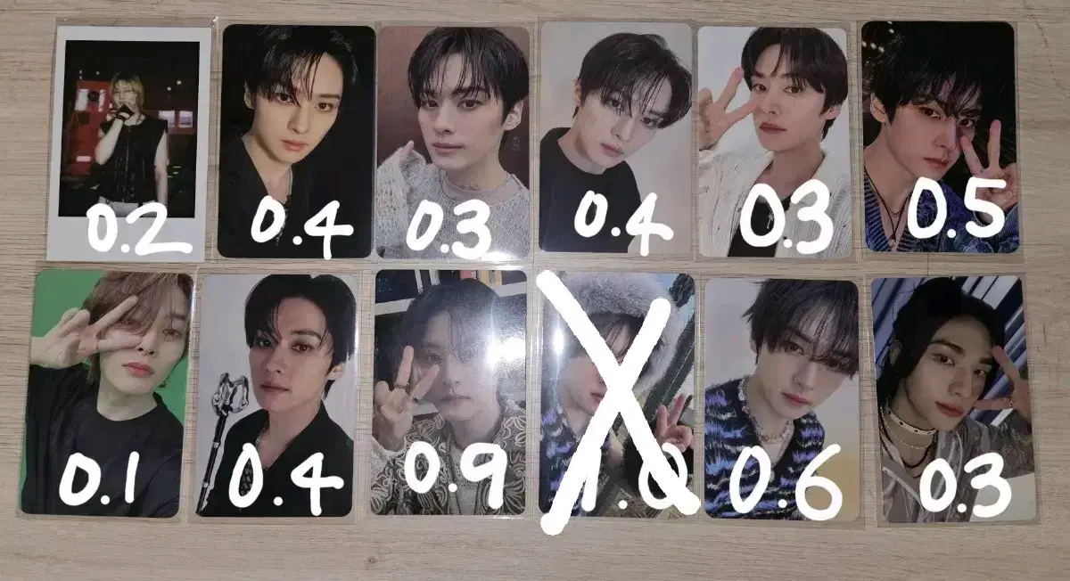 Skz Eight unreleased photocard photocard pop up ld lee know hyunjin i.n ld pola WTS