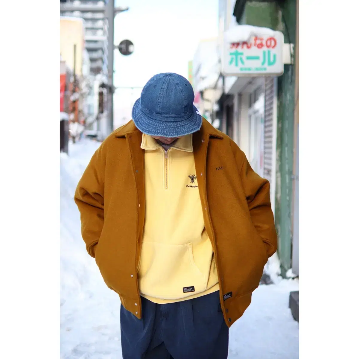 FAT TOKYO 팻도쿄 24AW WOOPERS 블루종 점퍼 점보/XL