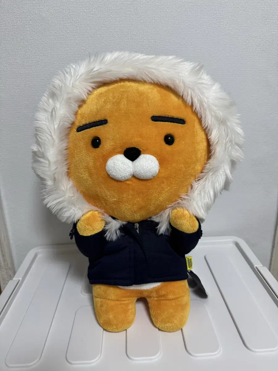 라이언 패딩 윈터 인형 45cm 25000