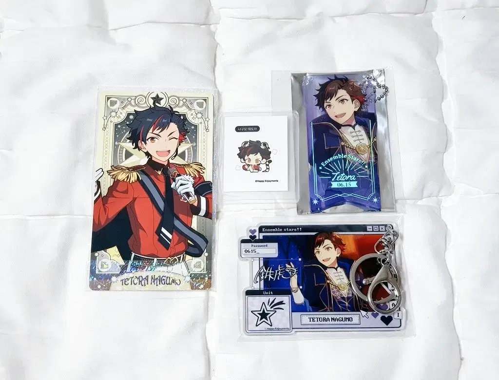 Angsta Meteor Tetora Goods Set: Arcana Bandbutsil Flag acrylic Keyring