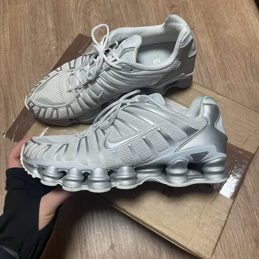 Nike shox TL (w) 280 나이키 샥스 메탈릭실버