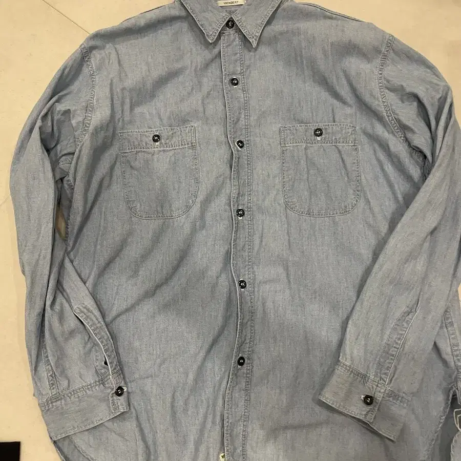 Orslow chambray shirt 5size