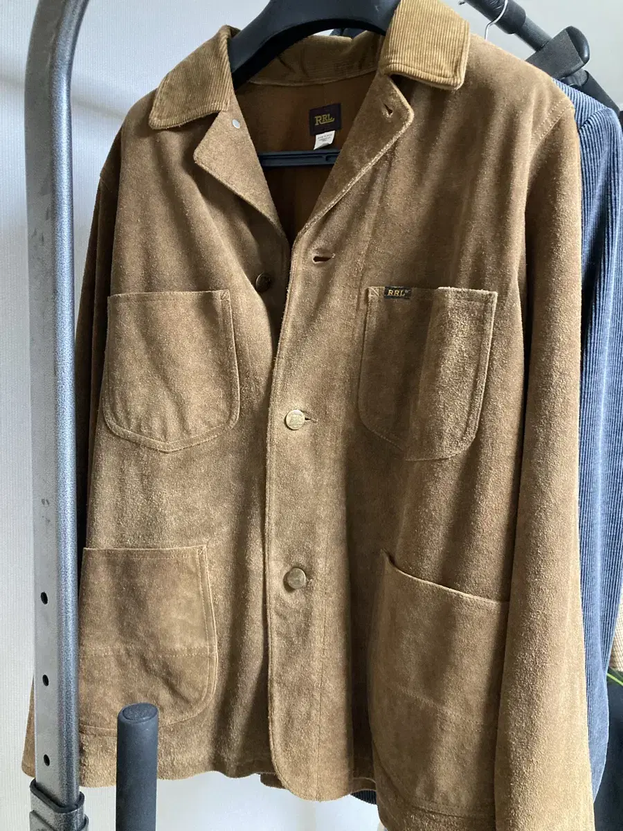 더블알엘 rrl 가죽자켓 suede m 100 sells