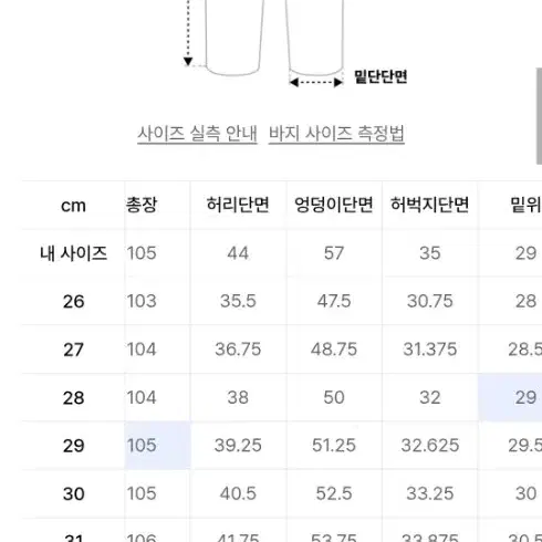 무탠다드 코듀로이 팬츠 33인치 1개