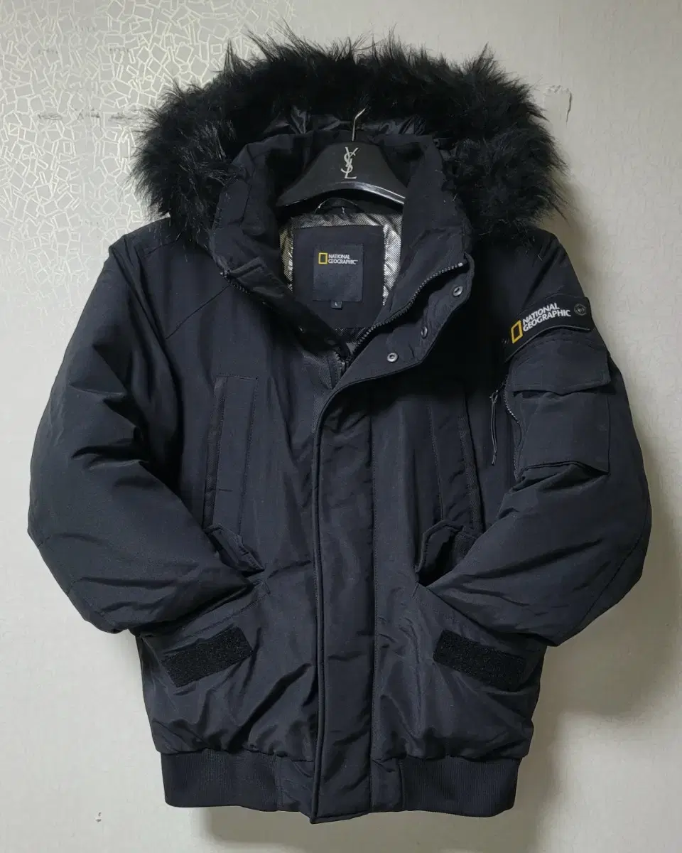 National Geographic Duck Down Bomber Jacket Short Puffer Men's L (100)