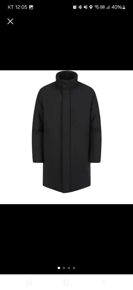 Giorgio Jia Goose down coat black 105