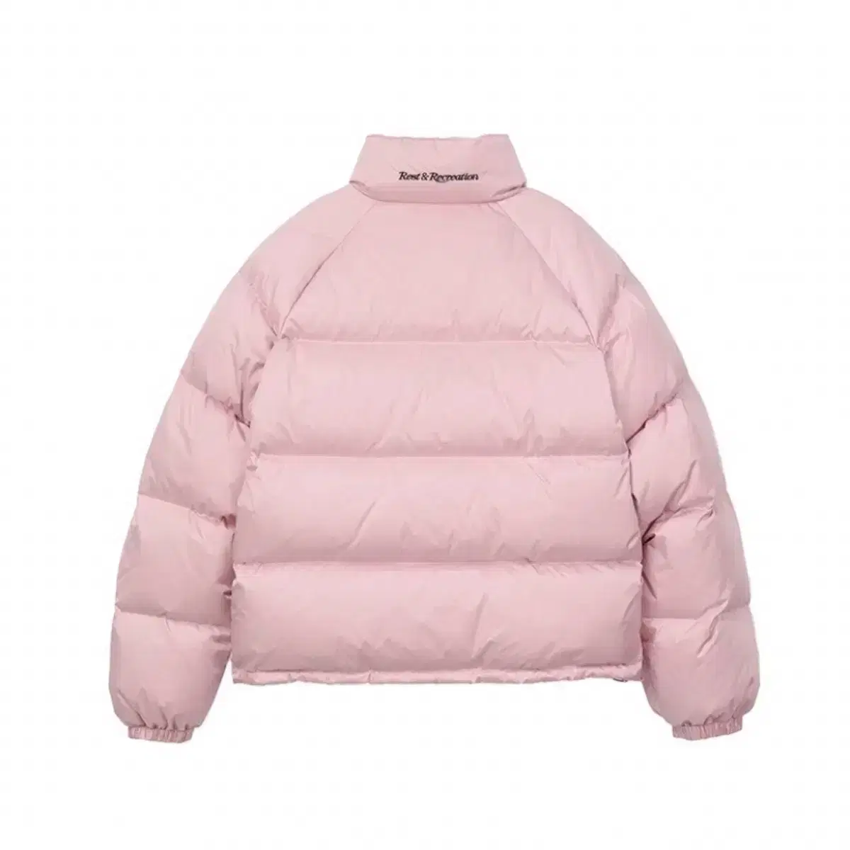 레스트앤레크레이션 패딩 RR LOGO DOWN JACKET - PINK