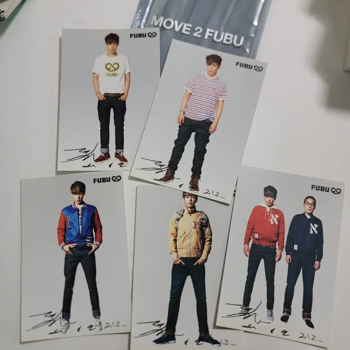 빅뱅 탑 TOP FUBU 엽서5매 세트