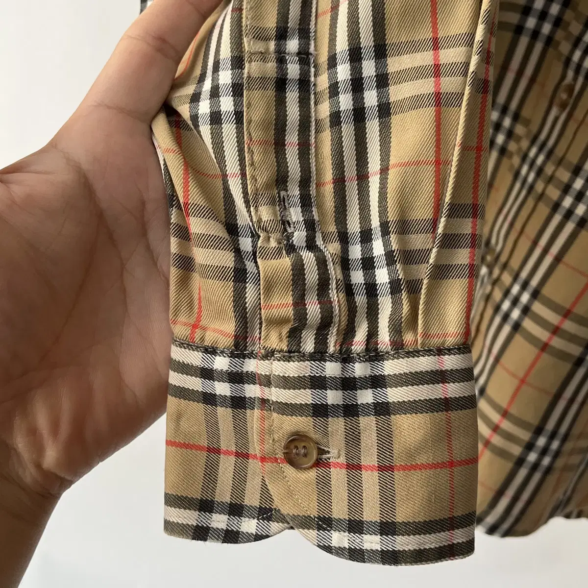 BURBERRY 90's check shirt