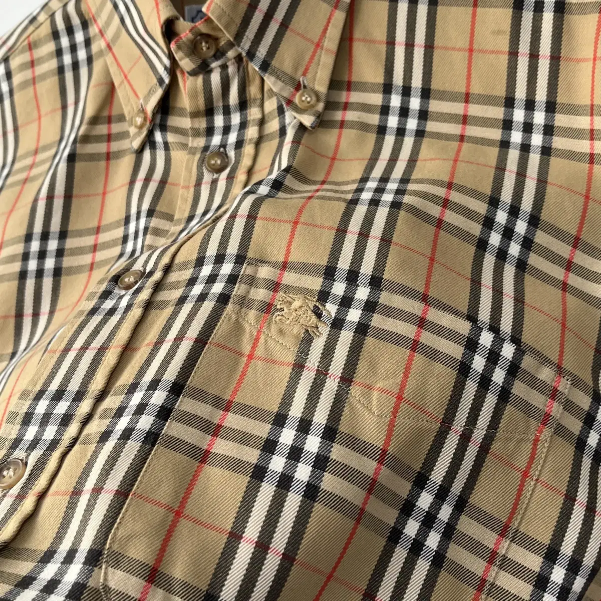 BURBERRY 90's check shirt