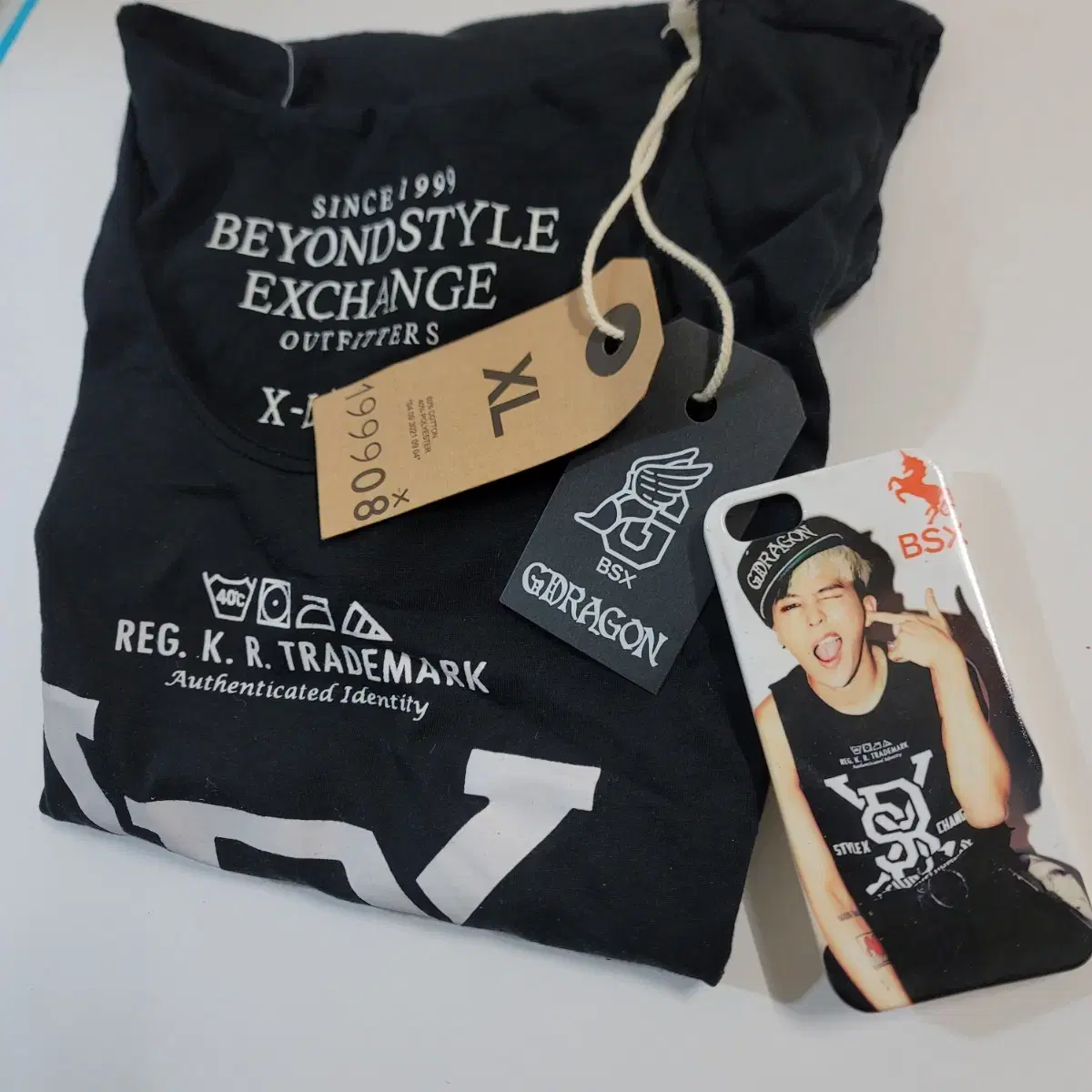 빅뱅 GD BSX 블랙 나시 티셔츠 XL + 덤