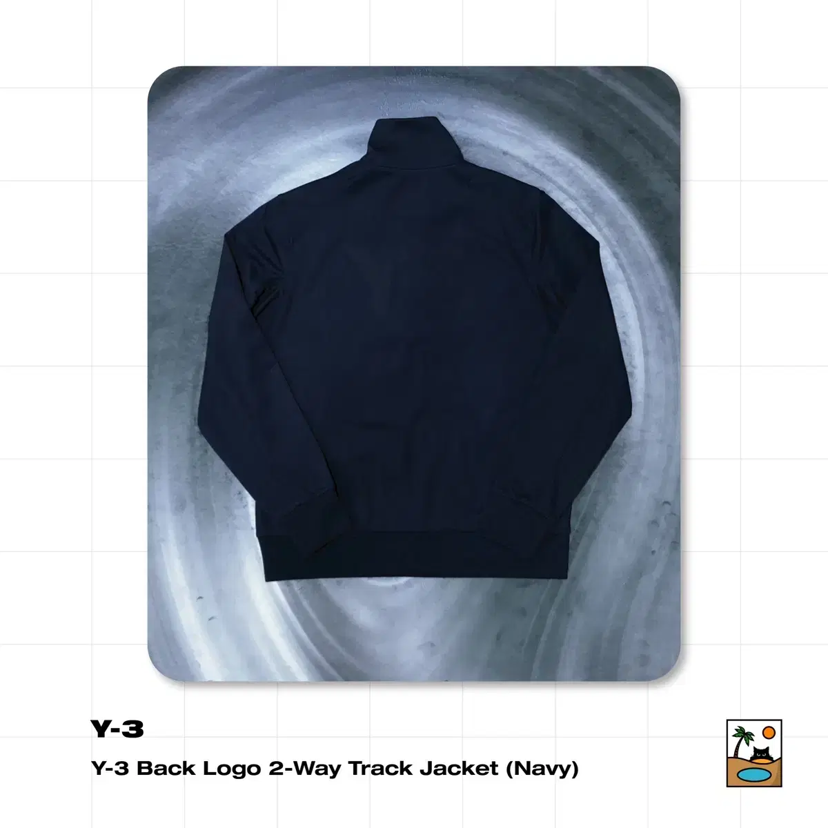 와이 쓰리 Back Logo 2-Way Track Jacket (Navy