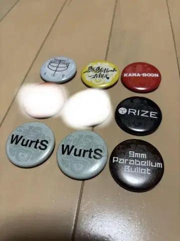 캔뱃지 세트 7개 KANA-BOON 외