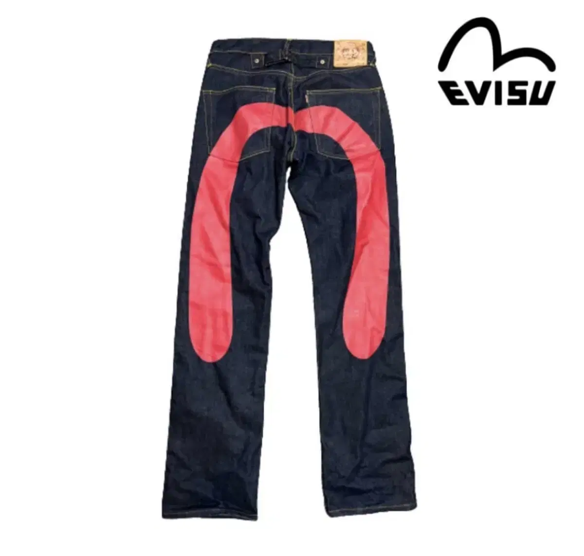 Evisu 에비수 빅 로고 셀비지 진