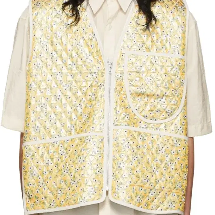 Camiel Fortgens Yellow Cotton vest