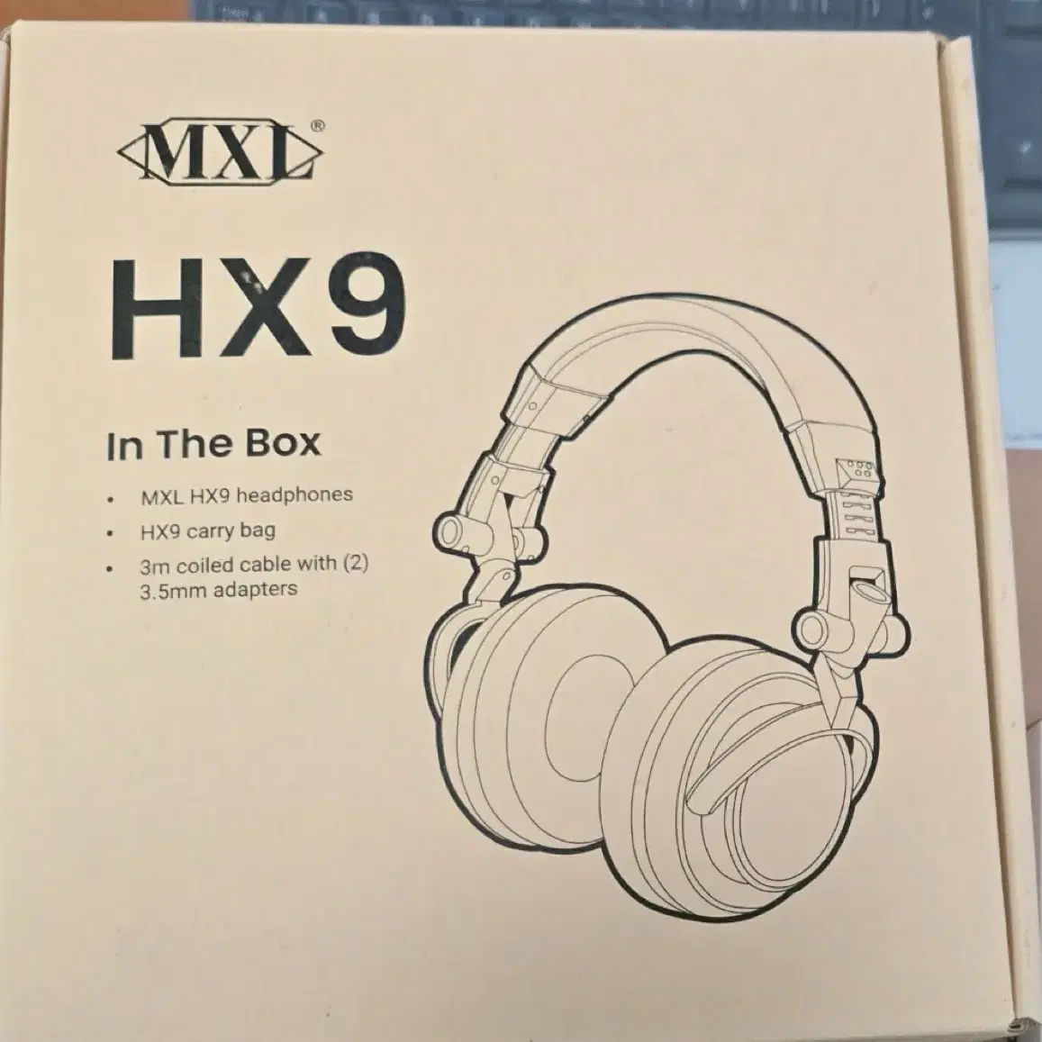 MXL HX-9 엠엑스엘 모니터링 헤드폰 HX9 스튜디오 모니터